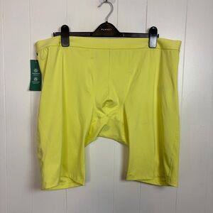 Lacoste Men’s Neon Yellow Performance Boxer Briefs Athletic Underwear NWT 9 4XL